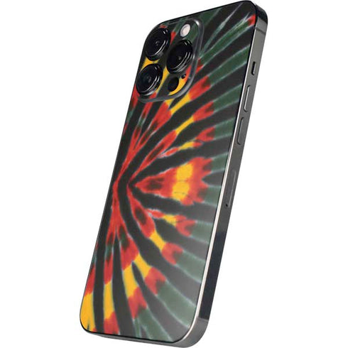 Liquid Blue Tie Dye - Rasta iPhone 13 Pro Skin