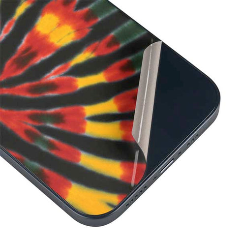 Liquid Blue Tie Dye - Rasta iPhone 13 Skin