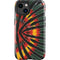 Liquid Blue Tie Dye - Rasta iPhone 14 Plus Impact Case
