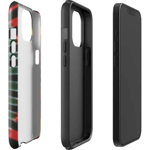 Liquid Blue Tie Dye - Rasta iPhone 14 Plus Impact Case