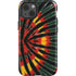 Liquid Blue Tie Dye - Rasta iPhone 14 Impact Case