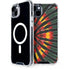 Liquid Blue Tie Dye - Rasta iPhone 15 Plus MagSafe Case