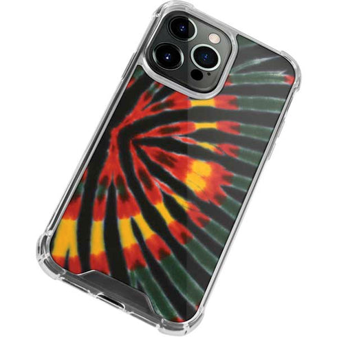 Liquid Blue Tie Dye - Rasta iPhone 15 Pro Max Clear Case