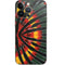 Liquid Blue Tie Dye - Rasta iPhone 14 Pro Skin