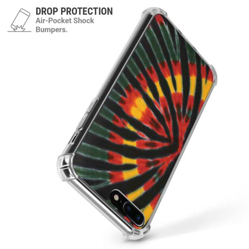 Liquid Blue Tie Dye - Rasta iPhone 7/8 Plus Clear Case