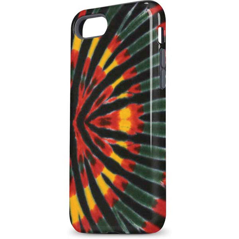 Liquid Blue Tie Dye - Rasta iPhone 7 Pro Case
