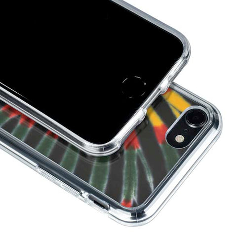 Liquid Blue Tie Dye - Rasta iPhone SE (2nd & 3rd Gen) Clear Case