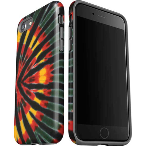 Liquid Blue Tie Dye - Rasta iPhone SE (2nd & 3rd Gen) Pro Case