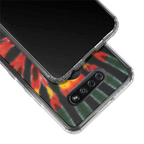 Liquid Blue Tie Dye - Rasta LG K51/Q51 Clear Case