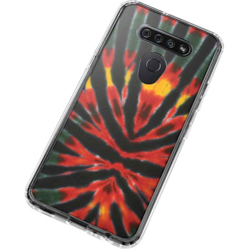 Liquid Blue Tie Dye - Rasta LG K51/Q51 Clear Case