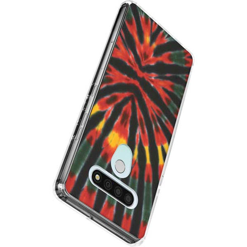 Liquid Blue Tie Dye - Rasta LG Stylo 6 Clear Case