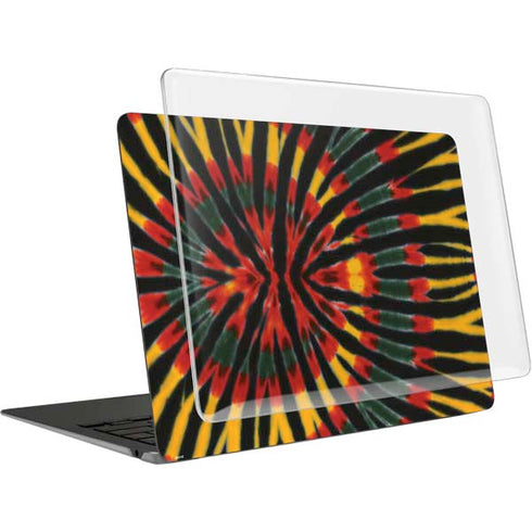 Liquid Blue Tie Dye - Rasta MacBook Air 13in (2020) Case plus Skin
