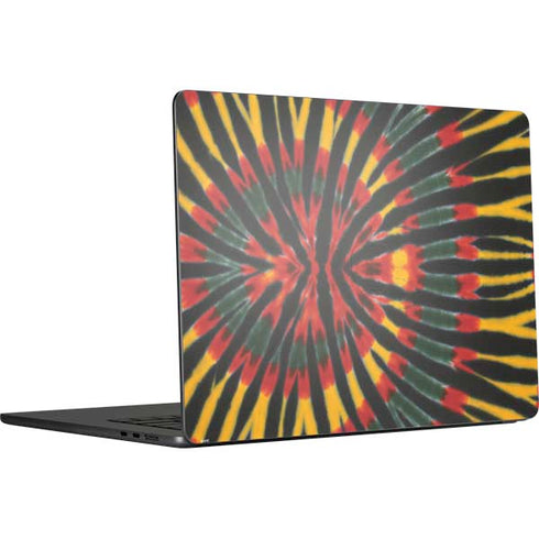 Liquid Blue Tie Dye - Rasta MacBook Air 15 in (2023) Skin