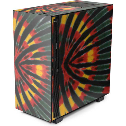 Liquid Blue Tie Dye - Rasta NZXT H510 Compact ATX Mid-Tower Case Skin