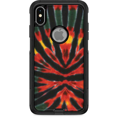 Liquid Blue Tie Dye - Rasta Otterbox Commuter iPhone Skin