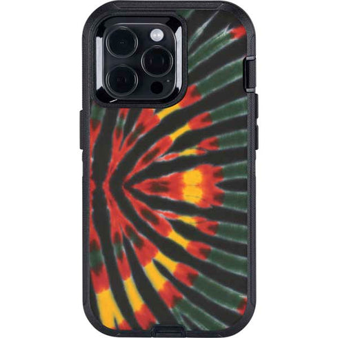 Liquid Blue Tie Dye - Rasta Otterbox Defender iPhone Skin