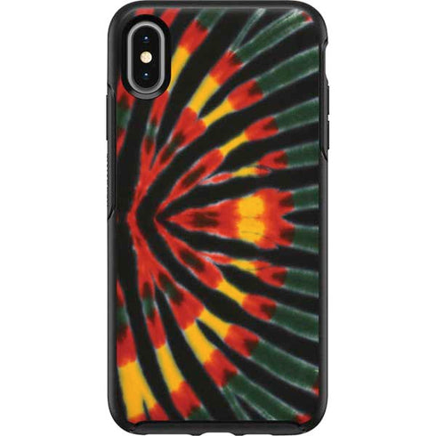 Liquid Blue Tie Dye - Rasta Otterbox Symmetry iPhone Skin