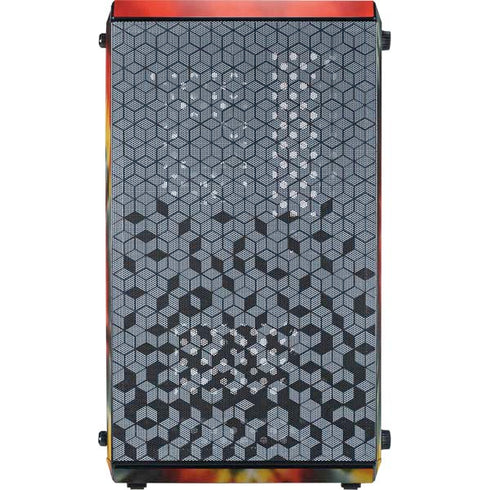 Liquid Blue Tie Dye - Rasta Spiral Cooler Master MasterBox Q300L Mini Tower Skin