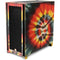 Liquid Blue Tie Dye - Rasta Spiral Corsair 4000D Tempered Glass Mid-Tower ATX Case Skin