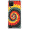 Liquid Blue Tie Dye - Rasta Spiral Galaxy A12 Clear Case