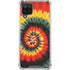 Liquid Blue Tie Dye - Rasta Spiral Galaxy A12 Clear Case