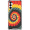 Liquid Blue Tie Dye - Rasta Spiral Galaxy A14 5G Clear Case