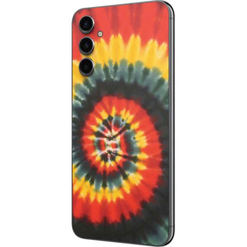 Liquid Blue Tie Dye - Rasta Spiral Galaxy A14 5G Skin