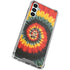 Liquid Blue Tie Dye - Rasta Spiral Galaxy A15 5G Clear Case