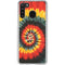 Liquid Blue Tie Dye - Rasta Spiral Galaxy A21 Clear Case