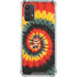 Liquid Blue Tie Dye - Rasta Spiral Galaxy A32 5G Clear Case
