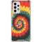 Liquid Blue Tie Dye - Rasta Spiral Galaxy A53 5G Clear Case