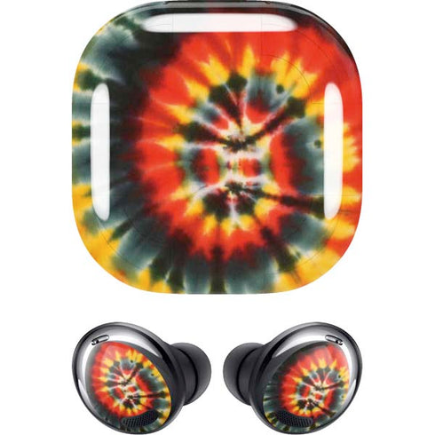 Liquid Blue Tie Dye - Rasta Spiral Galaxy Buds Pro Skin