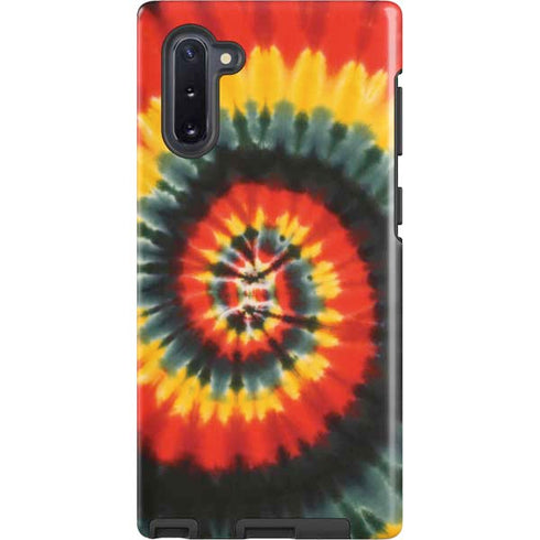 Liquid Blue Tie Dye - Rasta Spiral Galaxy Note 10 Pro Case