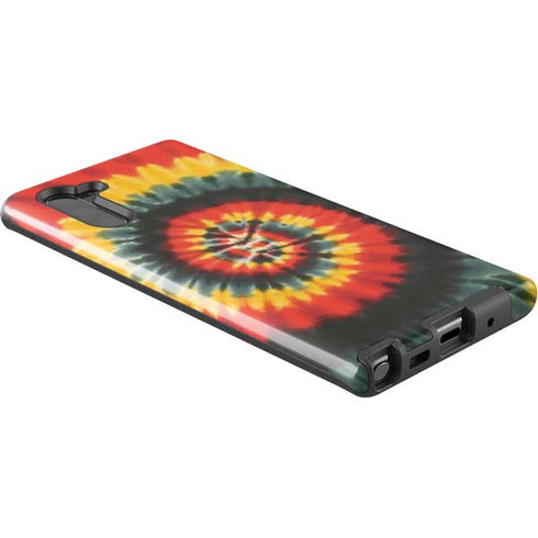 Liquid Blue Tie Dye - Rasta Spiral Galaxy Note 10 Pro Case