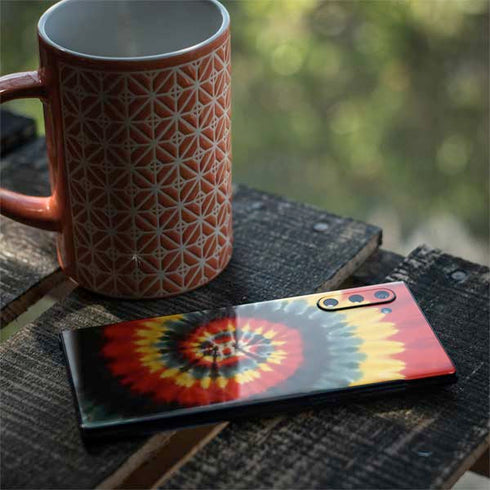 Liquid Blue Tie Dye - Rasta Spiral Galaxy Note 10 Skin