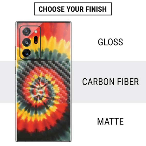 Liquid Blue Tie Dye - Rasta Spiral Galaxy Note20 Ultra 5G Skin