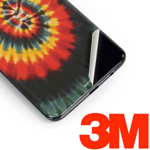 Liquid Blue Tie Dye - Rasta Spiral Galaxy S10 Skin