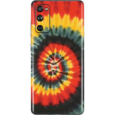 Liquid Blue Tie Dye - Rasta Spiral Galaxy S20 Fan Edition Skin