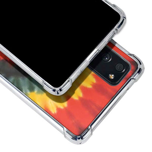 Liquid Blue Tie Dye - Rasta Spiral Galaxy S20 FE Clear Case