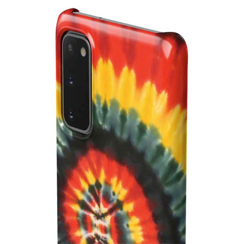 Liquid Blue Tie Dye - Rasta Spiral Galaxy S20 Lite Case
