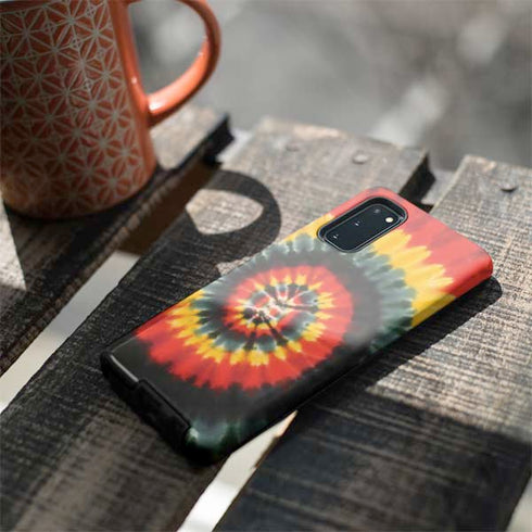 Liquid Blue Tie Dye - Rasta Spiral Galaxy S20 Pro Case