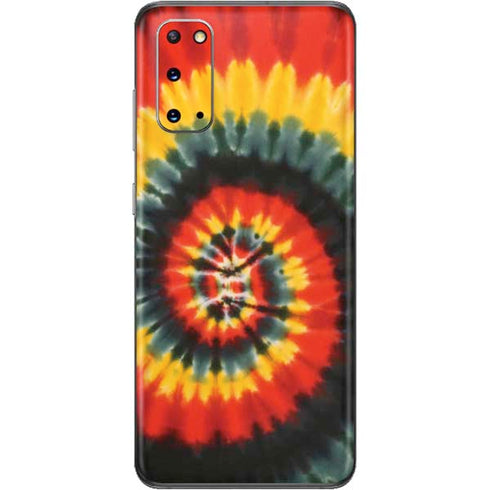 Liquid Blue Tie Dye - Rasta Spiral Galaxy S20 Skin