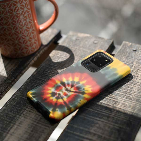 Liquid Blue Tie Dye - Rasta Spiral Galaxy S20 Ultra 5G Pro Case