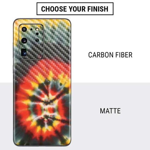 Liquid Blue Tie Dye - Rasta Spiral Galaxy S20 Ultra 5G Skin