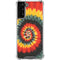 Liquid Blue Tie Dye - Rasta Spiral Galaxy S21 FE Clear Case