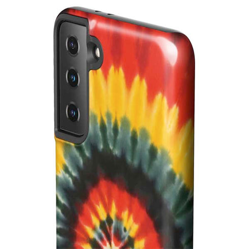 Liquid Blue Tie Dye - Rasta Spiral Galaxy S21 Plus 5G Pro Case