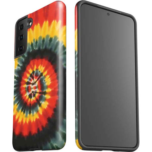 Liquid Blue Tie Dye - Rasta Spiral Galaxy S21 Plus 5G Pro Case