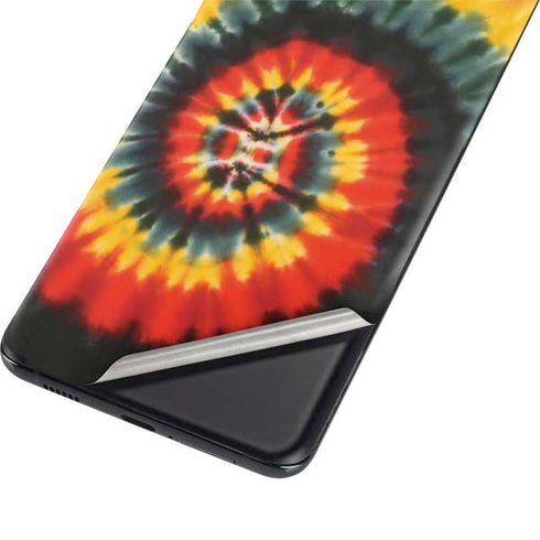 Liquid Blue Tie Dye - Rasta Spiral Galaxy S21 Plus 5G Skin