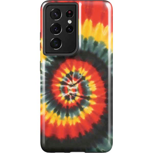 Liquid Blue Tie Dye - Rasta Spiral Galaxy S21 Ultra 5G Pro Case