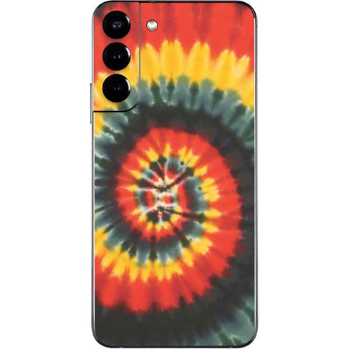 Liquid Blue Tie Dye - Rasta Spiral Galaxy S22 Plus Skin